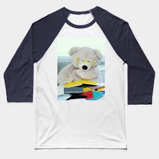 Teddy bear loves reading Baseball T-Shirt